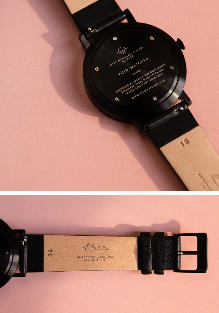 The PKG01-PM Limited Edition from VOID Watches, designed by Patrick Kim-Gustafson.