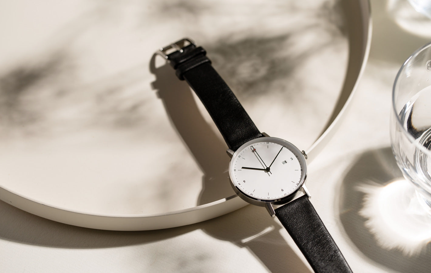The PKG01-SI/BL/WH from VOID Watches, designed by Patrick Kim-Gustafson.
