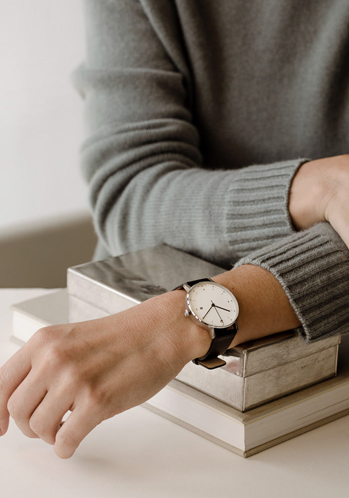 The PKG01-SI/MR/WH from VOID Watches, designed by Patrick Kim-Gustafson.