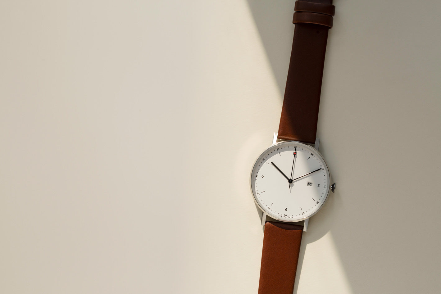 The PKG01-SI/LB/WH from VOID Watches, designed by Patrick Kim-Gustafson.