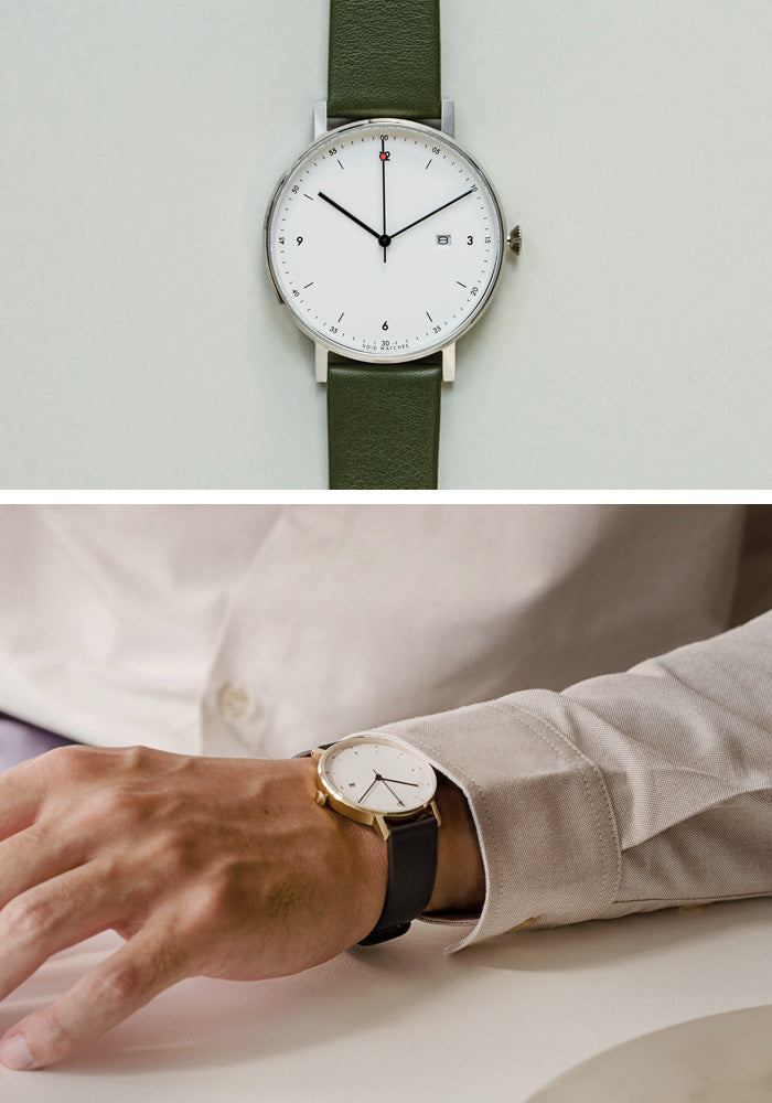 The PKG01-SI/OL/WH from VOID Watches, designed by Patrick Kim-Gustafson.