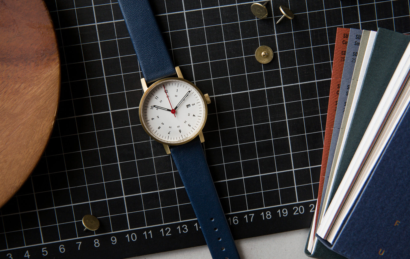 The V03D-GO/RB/WH from VOID Watches, designed by David Ericsson.