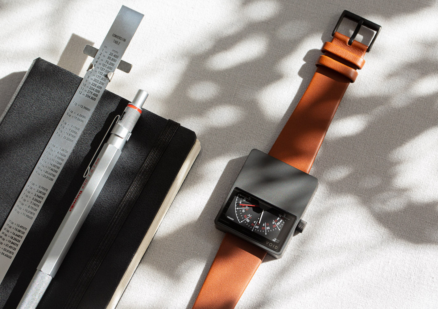 The V02MKII-BL/LB from VOID Watches, designed by David Ericsson.