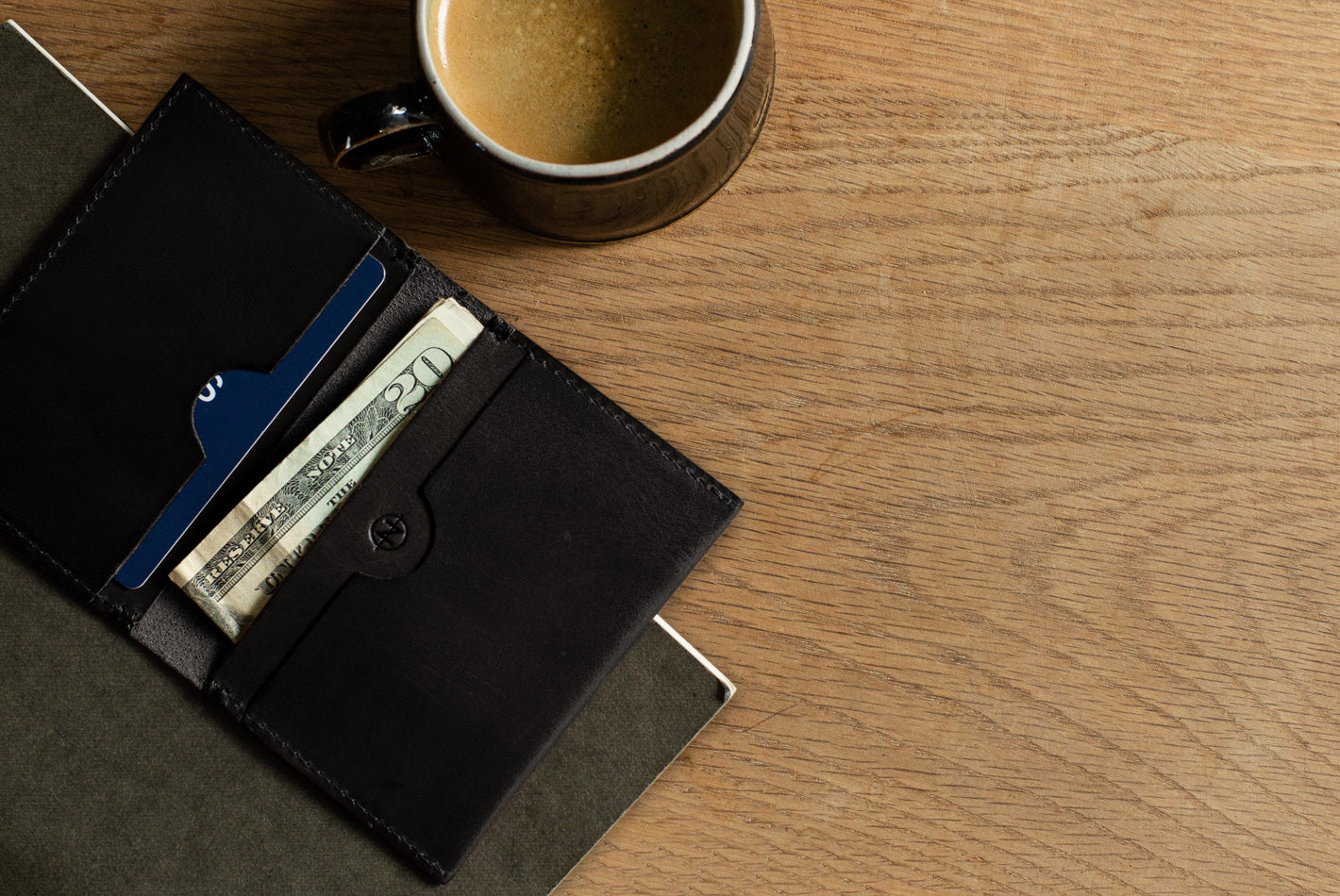 The Black Nimrodian Bi-Fold Card Case from VOID Watches, designed by David Ericsson.