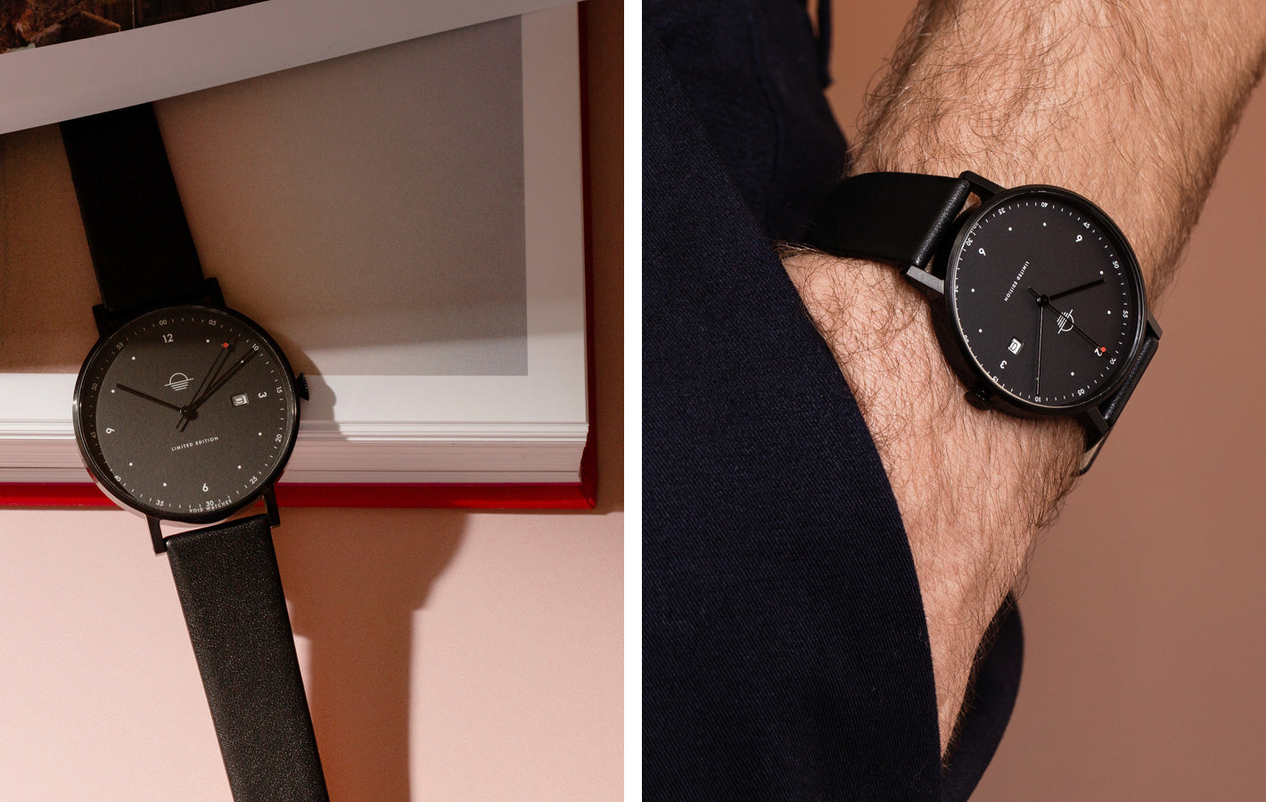 The PKG01-PM Limited Edition wristwatch designed by Patrick Kim-Gustafson from VOID Watches