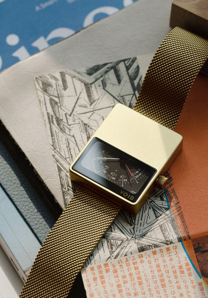 The V02MKII-GO/MG from VOID Watches, designed by David Ericsson.