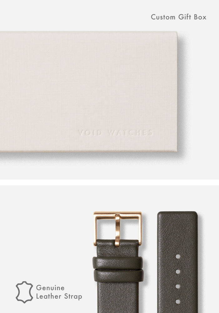 The V02MKII-GO/OL from VOID Watches, designed by David Ericsson.